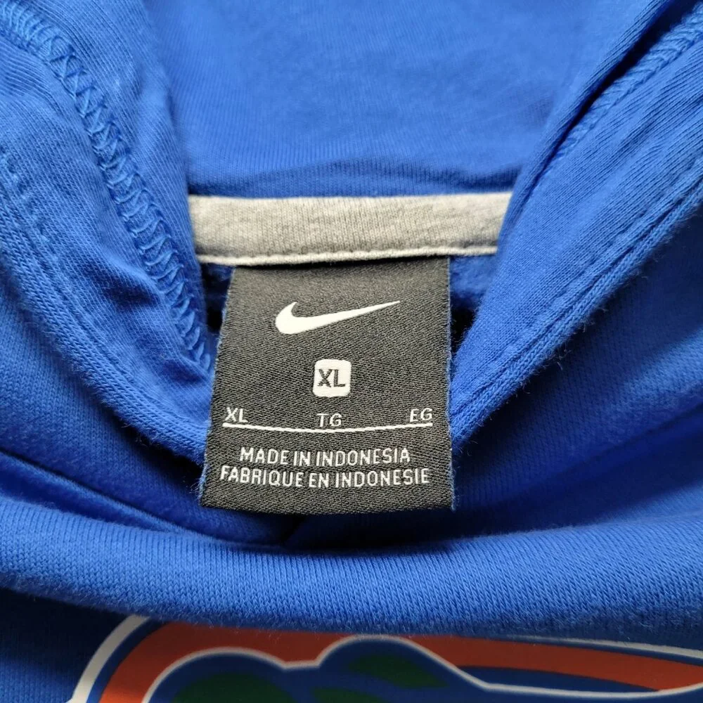 Nike Florida Gators Hoodie Blue NCAA College Pullover Sweatshirt Youth XLarge